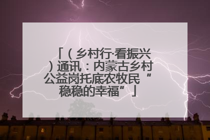 （乡村行·看振兴）通讯：内蒙古乡村公益岗托底农牧民“稳稳的幸福”