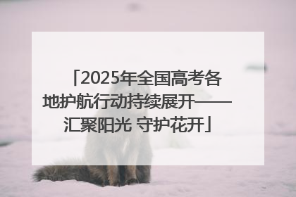 2025年全国高考各地护航行动持续展开——汇聚阳光 守护花开