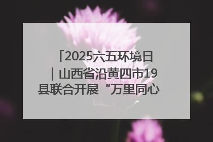 2025六五环境日｜山西省沿黄四市19县联合开展“万里同心，共护黄河”环保志愿者助力一泓清水入黄河公益活动