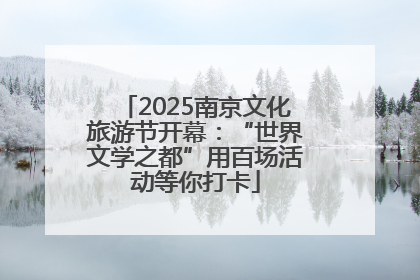 2025南京文化旅游节开幕：“世界文学之都”用百场活动等你打卡