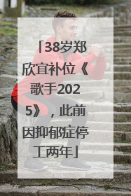 38岁郑欣宜补位《歌手2025》，此前因抑郁症停工两年