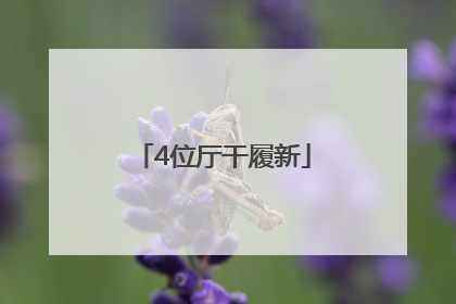 4位厅干履新