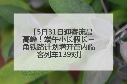 5月31日迎客流最高峰！端午小长假长三角铁路计划增开管内临客列车139对