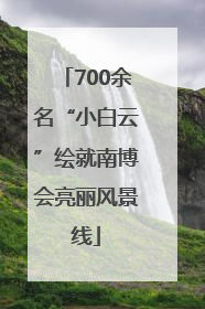 700余名“小白云”绘就南博会亮丽风景线